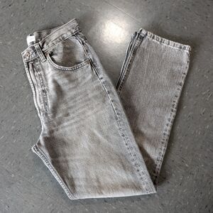 Zara Men's Light Gray Straight Jeans